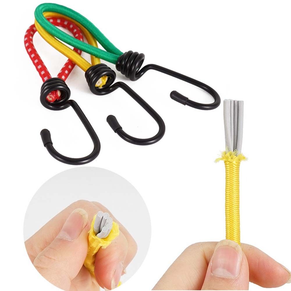 Cheap Goat Tents 5pcs Tent Elastic Rope Buckle Outdoor Camping Tent Cord Rope Fastener Fixing Band   